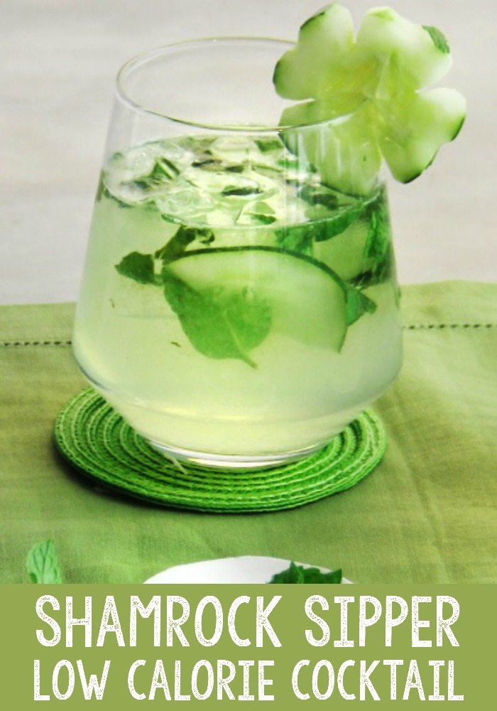 Shamrock Sipper Low Calorie Cocktail for St Patrick's Day | How Was ...