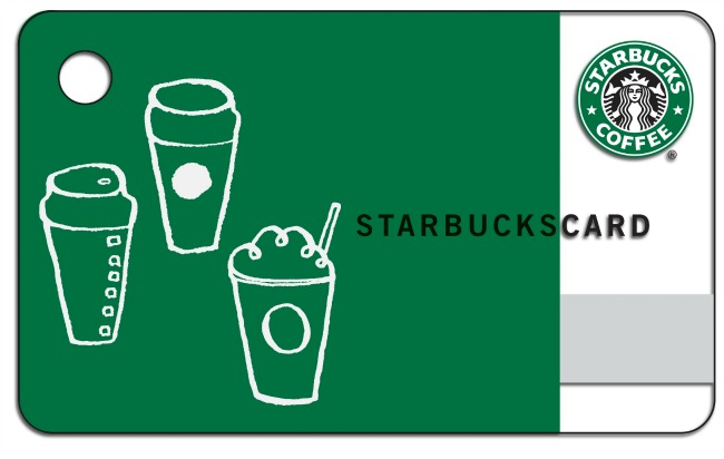 Starbucks gift card giveaway