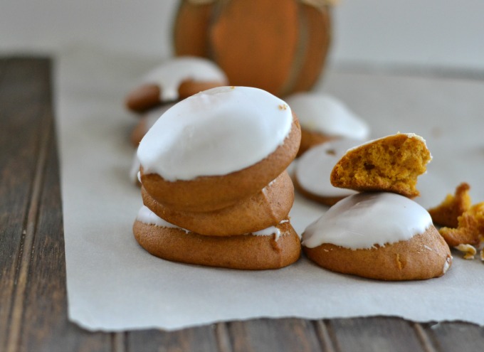 Soft Pumpkin Spice Cookies with Cream Cheese Frosting
