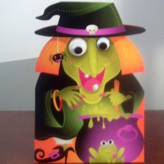 Stand up oversized witch card from Hallmark
