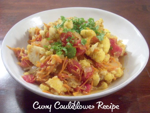 Curry Cauliflower Recipe