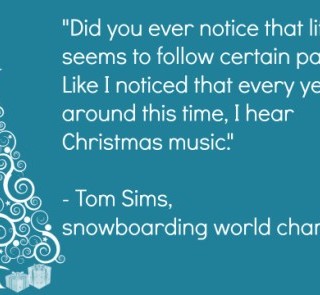 Tom Sims Christmas Music Quote