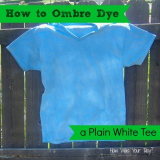 How to Ombre Dye a Plain White Tee
