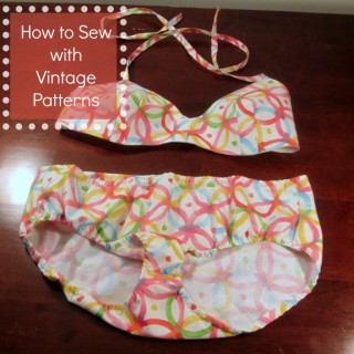 Tips for sewing with vintage patterns