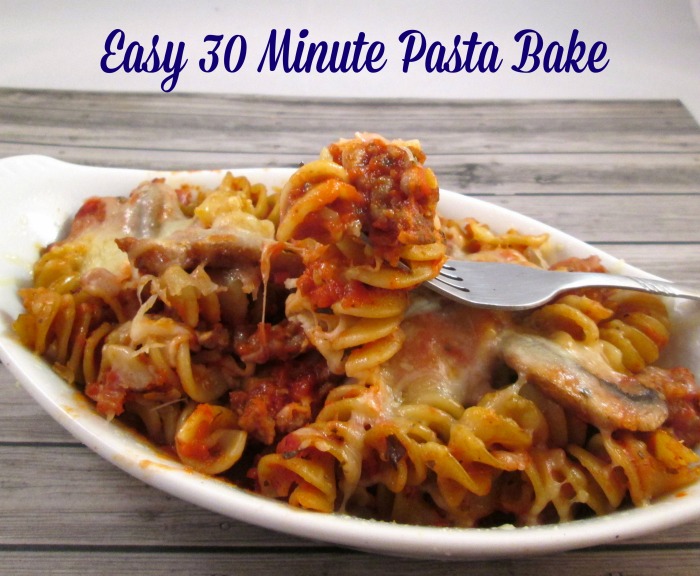 Easy 30 Minute Pasta Bake Recipe