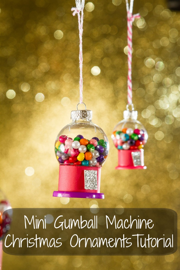 Mini Gumball Machine Ornaments Tutorial - Diy Bubble Gum Machine Ornament