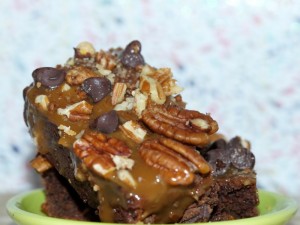 Caramel Turtle Brownies Recipe