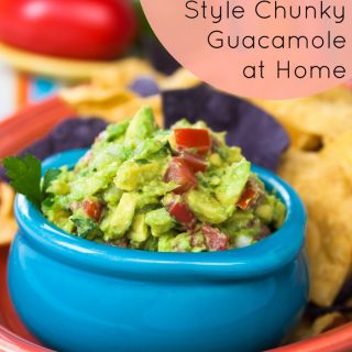 Restaurant style chunky guacamole recipe