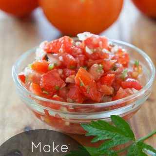 Garden fresh salsa recipe
