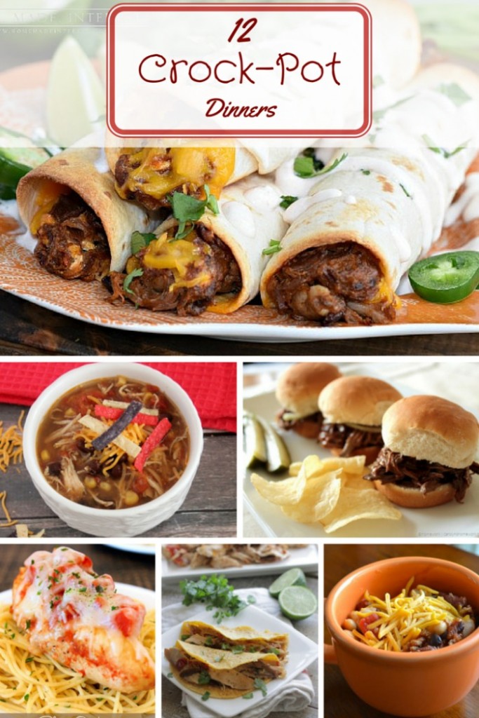 12 slow cooker dinner ideas