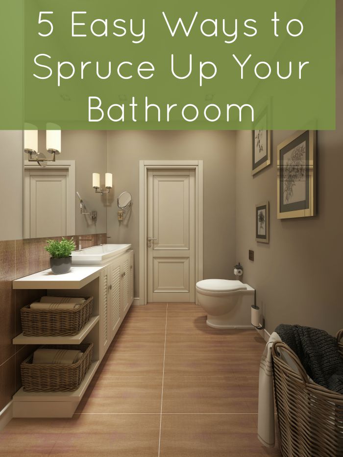 5 easy ways to spruce up your bathroom