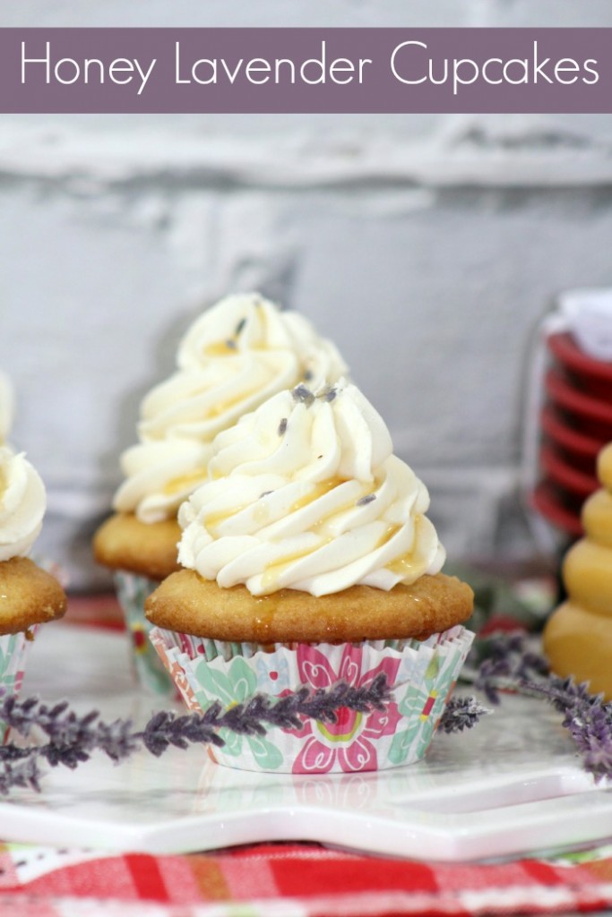 Elegant Honey Lavender Cupcakes recipe