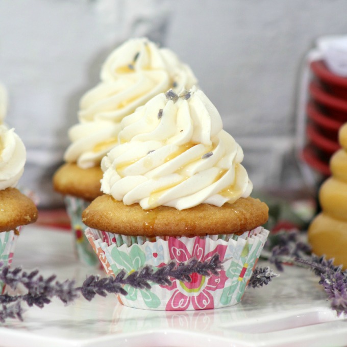 Honey lavender cupcake recipe