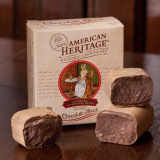 American heritage chocolate block