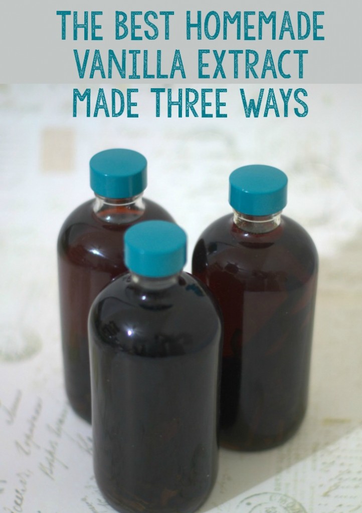 The best homemade vanilla extract made three ways