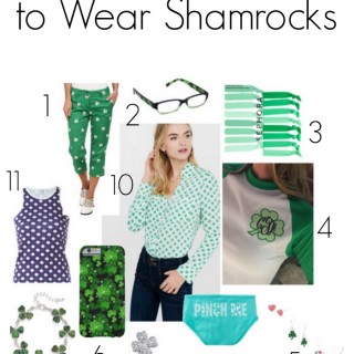 Kitschy cool ways to wear shamrocks
