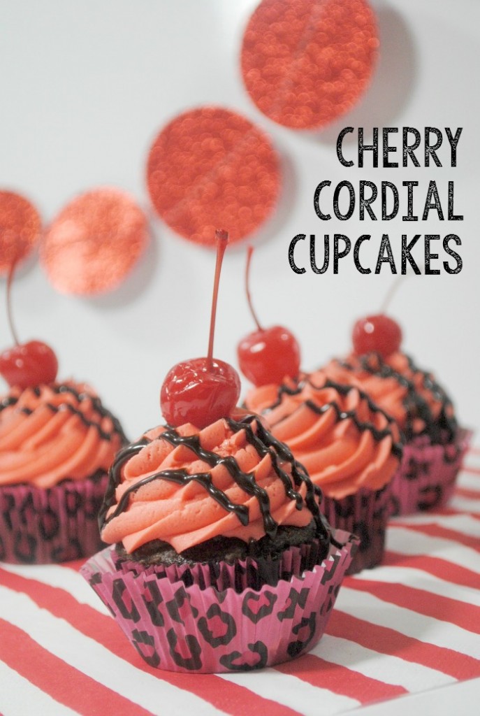 cherry cordial cupcakes