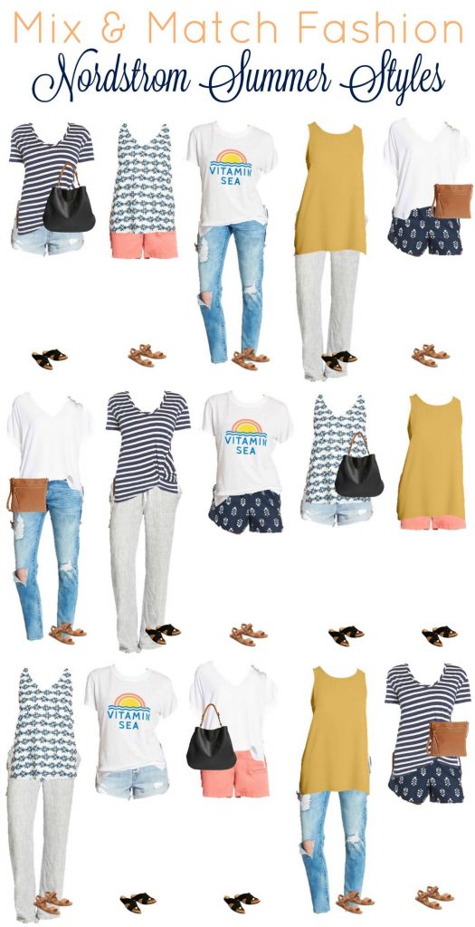 Nordstrom capsule wardrobe for summer