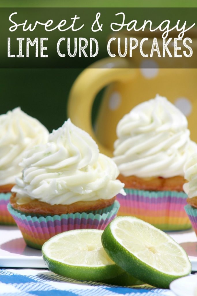 Sweet and Tangy Lime Curd Cupcakes