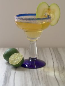Sopisticated smoked apple margarita