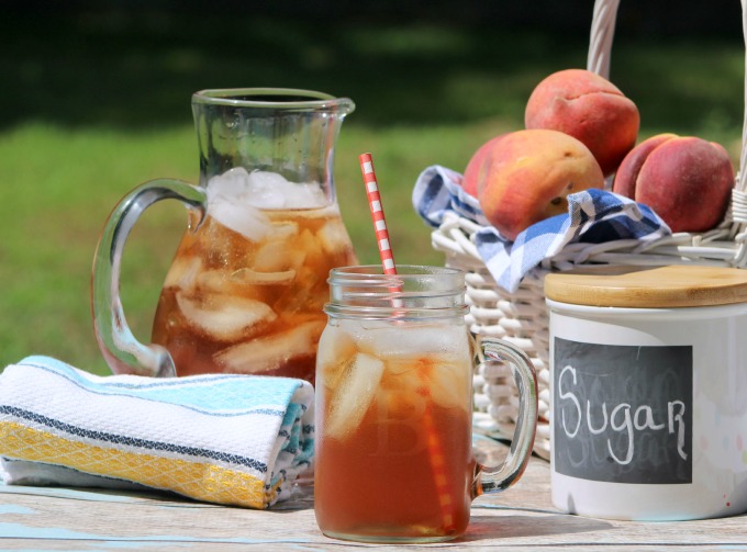 Iced Sweet Peach Tea Recipe