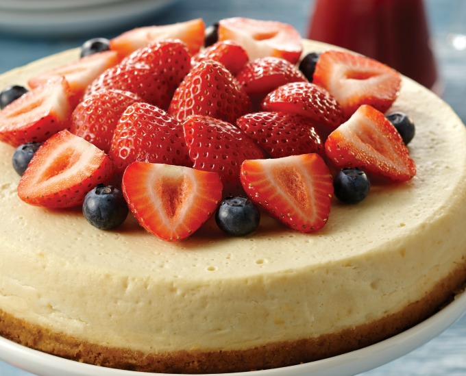 classic cheesecake made in an instant pot pressure cooker