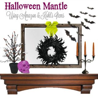 Halloween Mantel Decor idea