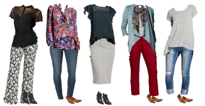 Target mix and match wardrobe for fall