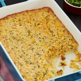 Fresh corn pudding recipe with chives