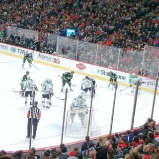 Minnesota Wild face off vs Dallas Stars