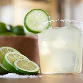 Classic margarita on the rocks recipe.