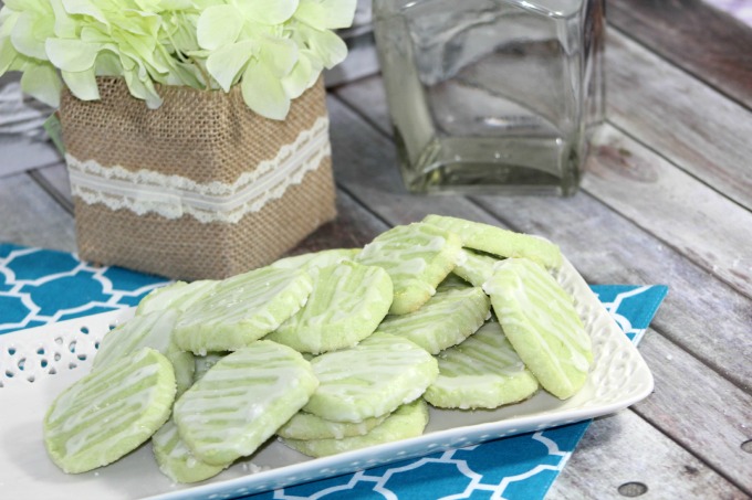 How to make lime margarita cookies with a tequila glaze drizzle