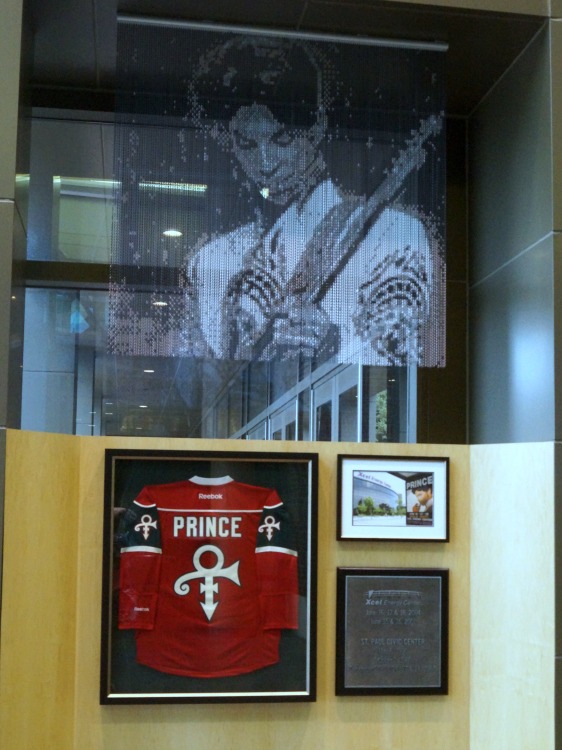Prince Chain Portrait at Xcel Energy Center