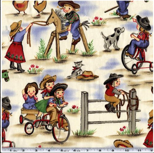 Michael Miller Cowgirls Fabric