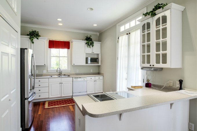 Open concept kitchen