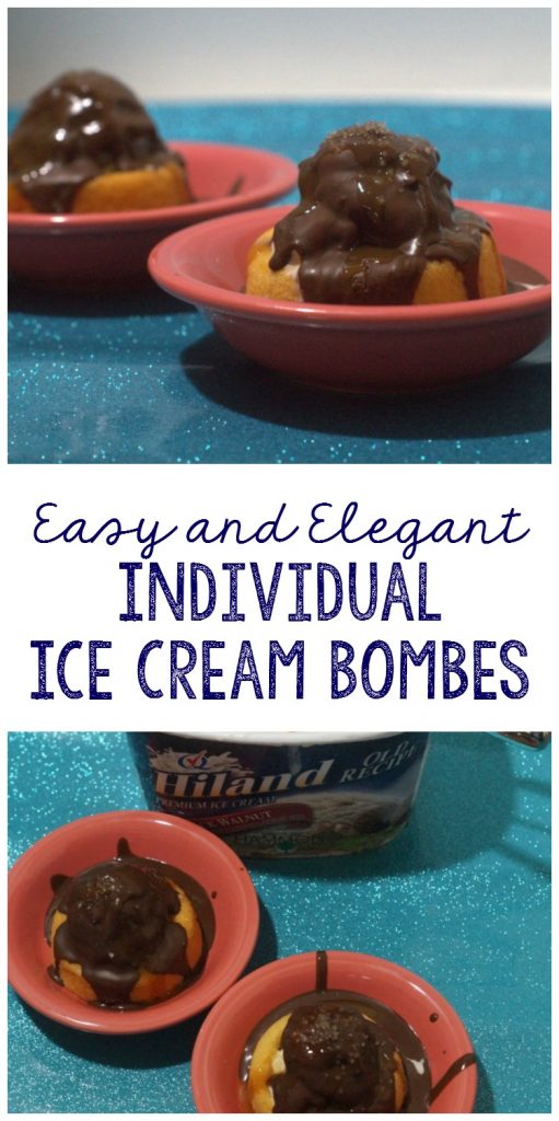 How to make an individual ice cream bombe