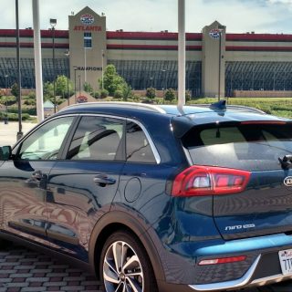 Kia Niro at the Atlanta Motor Speedway