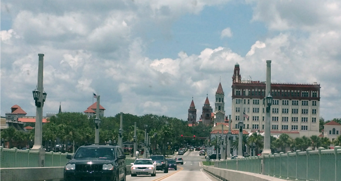 St Augusting Florida over the bridge