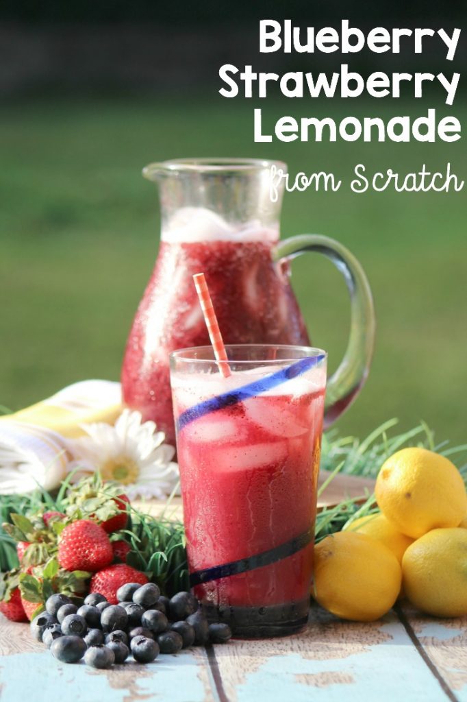 This fresh Blueberry Strawberry Lemonade recipe is o easy to make, it will become a staple at your get togethers. No one has to know this mocktail drink is so quick though. It's our little secret. 