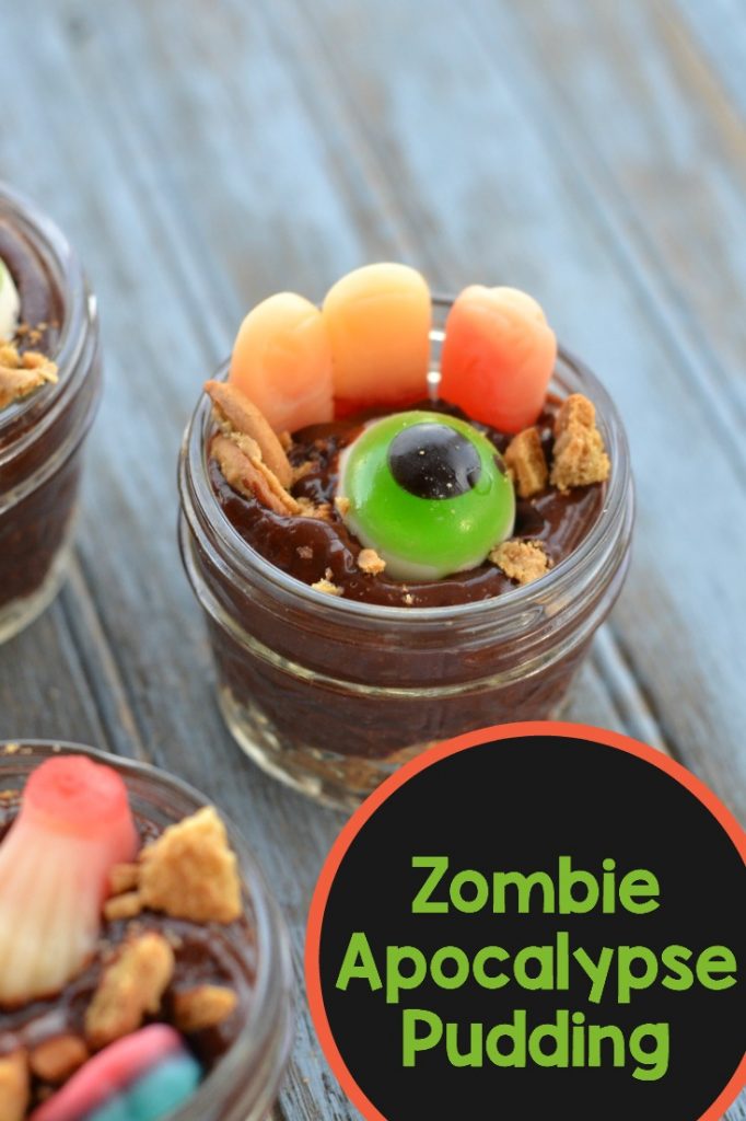 Make this amazingly easy Zombie Apocalypse pudding for your next gathering