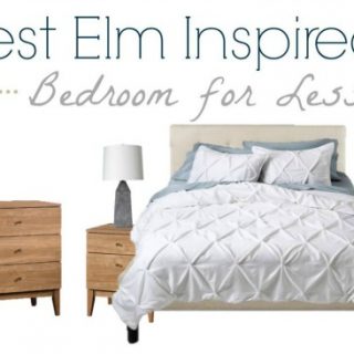 Get this Mid Century Modern Luxe inspired bedroom for less
