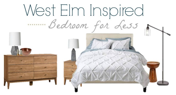 Get this Mid Century Modern Luxe inspired bedroom for less