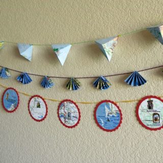 Learn how to make paper garlands in three different styles.