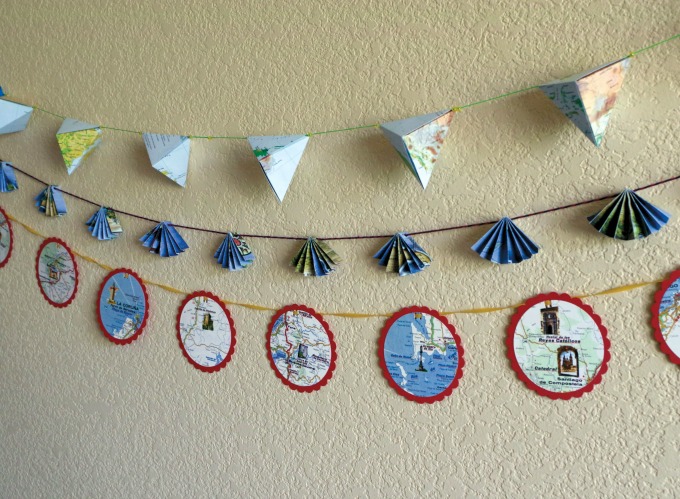 Learn how to make paper garlands in three different styles.