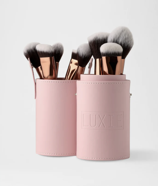 Luxie Rose Gold Makeup Brush Set