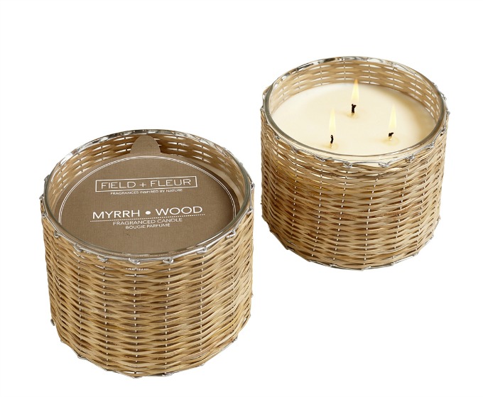 Field + Fleur 3 wick candles from Hillhouse Naturals
