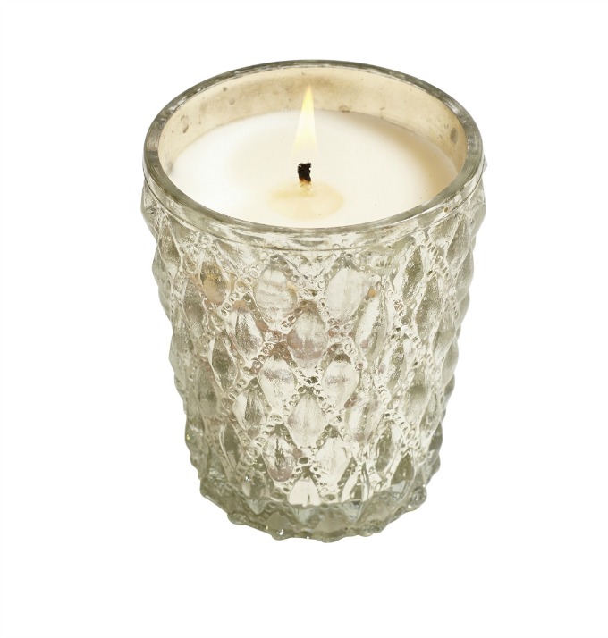 Hillhouse holiday mercury glass candles