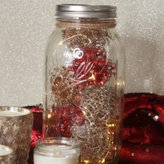 How to make a simple and elegant table centerpiece using Ball canning jars