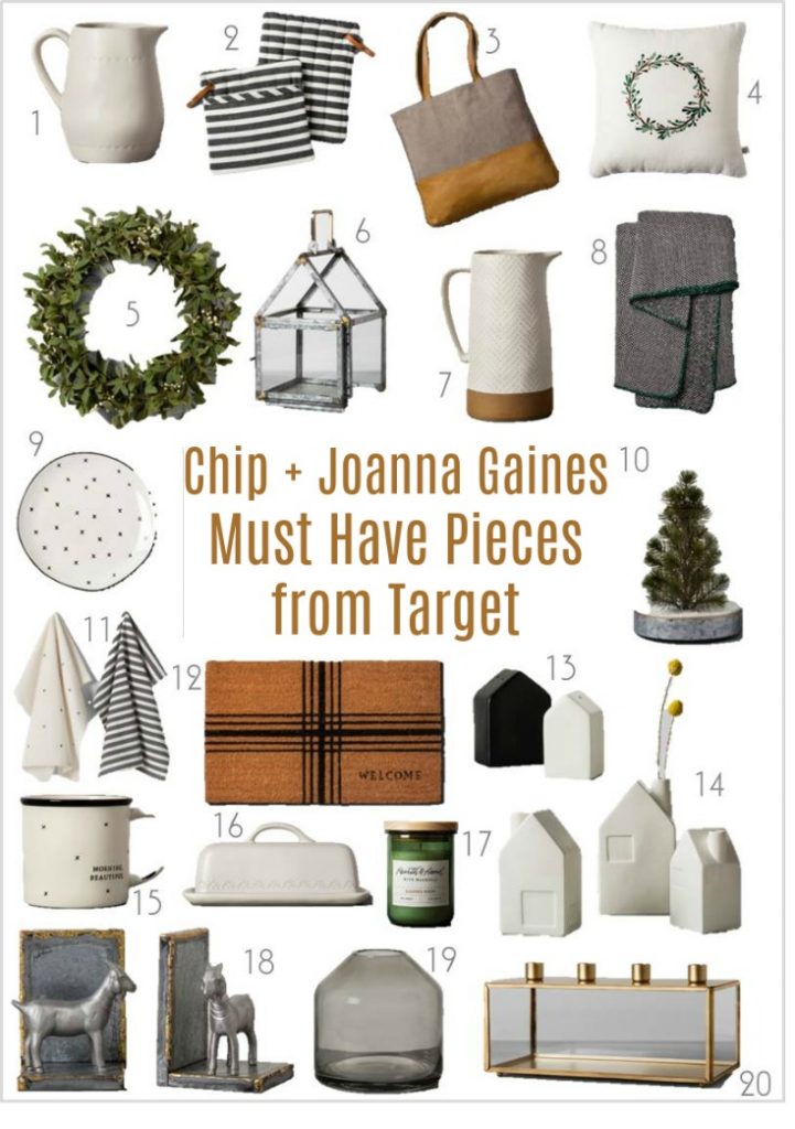 Everyone loves Chip and Joanna Gaines, and Magnolia. These are a few of our favoites from their Farmhouse Industrial design line available at Target