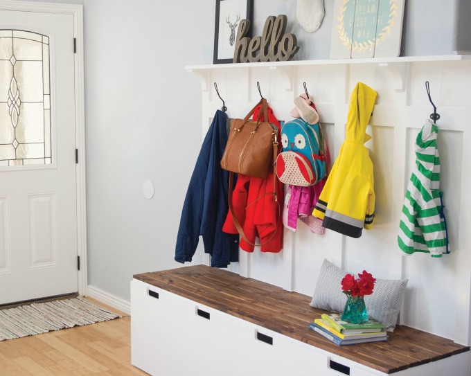 How To Hack A Custom Ikea Mudroom Bench Diy Furniture Build